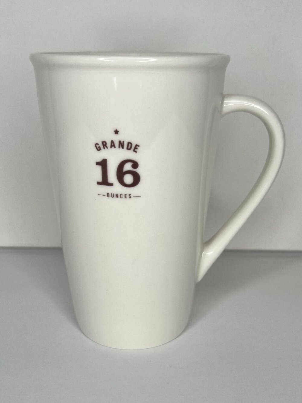 Starbucks Grande 16 oz. Tall Ceramic Collectible Tea Coffee Mug Cup